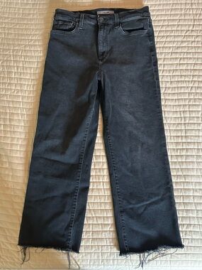 Joe’s High Waist Black Straight-Leg Jeans